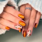 ๐ 17+ Dark Autumn Nails You’ll Want to Save for Your Next Fall Manicure Fashion image by @the_littlenailroom