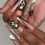 🧸 17 Brown Nails Acrylic Looks That Bring Soft Luxury to Your Fingertips Fashion image by @naailsbysam