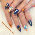 🍁 18 Football Fall Nails That Mix Autumn Charm With Winning Team Spirit Fashion image by @rebeccas_beautified_nails