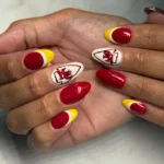 🏈 19 Fall Football Nails That Bring Cozy Game Day Spirit to Your Fingertips Fashion image by @nailsof_fortwayne