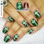 📣 19 Football Nails Design Looks You’ll Want to Save Before the Next Big Game Fashion image by @uberchicbeauty