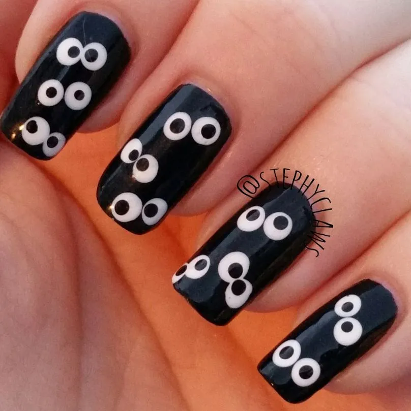 Orange jack-o'-lantern faces
