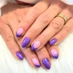 🍇 19 Plum French Tip Nails You’ll Want to Save for Your Next Chic Manicure Fashion image by @janesnailartrockaway