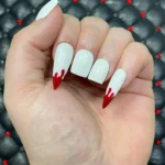 ❤️ 19+ Red Halloween Nails That Turn Classic Crimson Into a Wickedly Chic Mani Fashion image by @nailandbailuk