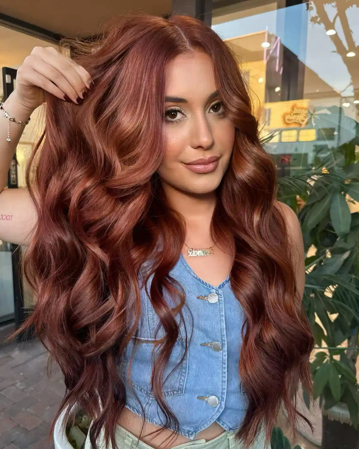 Extra-Long Auburn Waves