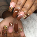 🍂 17 Brown Ombre Nails That Bring Warm, Dreamy Color to Your Fingertips Fashion image by @themanipedilounge