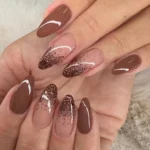 ✨ 19 Classy Brown Nails You’ll Want to Save for Your Next Elegant Manicure Fashion image by @lepotnistudio_enemia