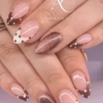🤎 19 Coffee Brown Nails Design Ideas You’ll Want to Save for Your Next Chic Mani Fashion image by @sanailsandbeauty