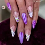 💜 19 Purple Gel Nails That Give Gorgeous Violet Shades a Rich and Glossy Finish Fashion image by @belagenails