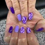 🔮 17+ Purple Ombre Nails That Make Every Color Fade Look Seriously Mesmerizing Fashion image by @nikkicolehairdesign
